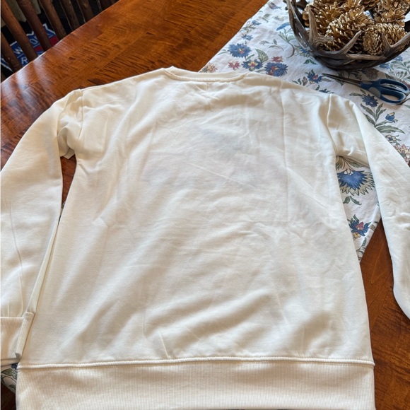 Workshop Republic Clothing Festive Cream Sweatshirt with Red Truck - Picture 5 of 5